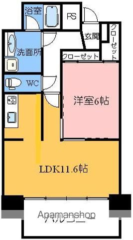 高松琴平電鉄長尾線 花園駅 徒歩4分 10階建 築24年の間取り写真