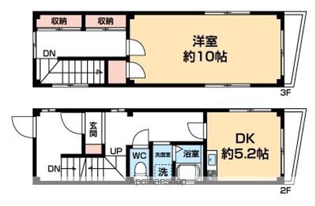 高嶋荘の間取り写真