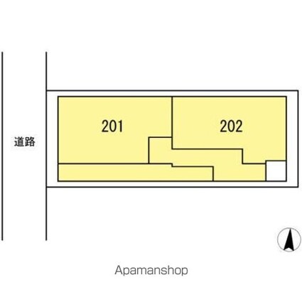 吉田屋ビル[1LDK/53.26m2]の配置図