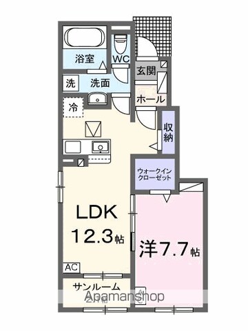 COCORU(ココル)Ⅰの間取り