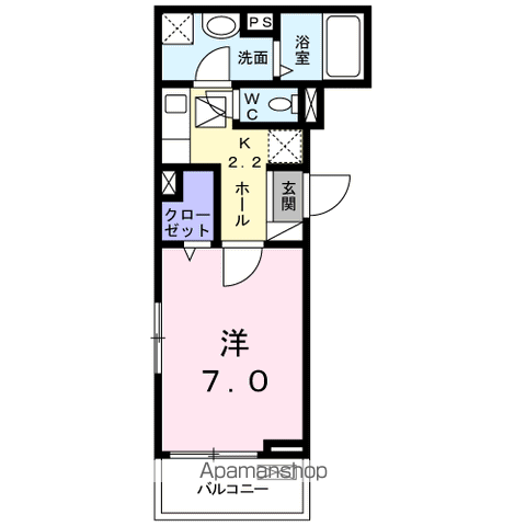 ヴィラ柏木Iの間取り写真