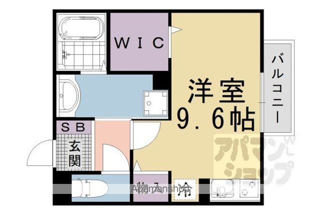 シャルマントリシティIIIの間取り写真