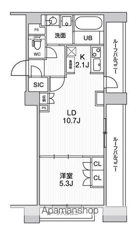 シーズンフラッツ新高円寺の間取り写真