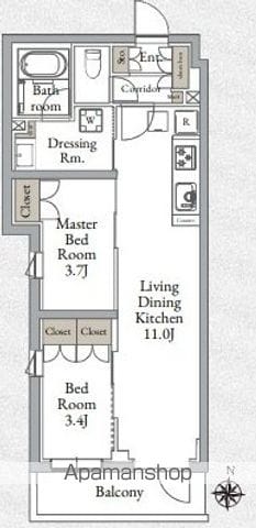 LIVECASA千鳥町の間取り写真