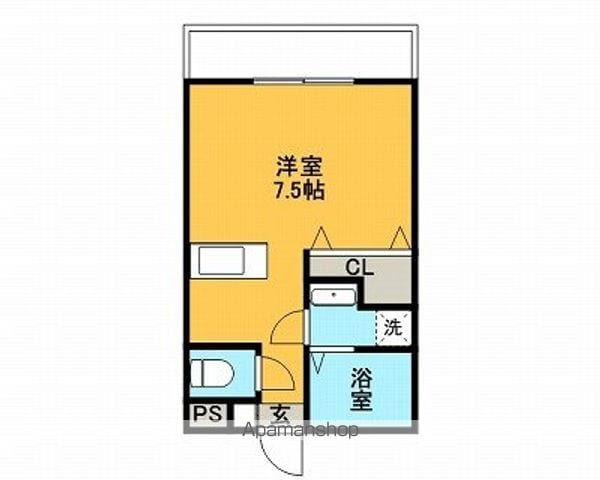 PARK SIDE 葉月館の間取り写真