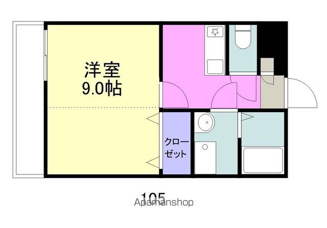 スカイマンションDの間取り写真
