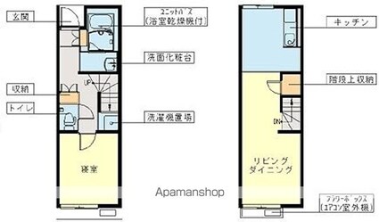 レオネクストポポラーレ[1LDK/46.94m2]の間取図