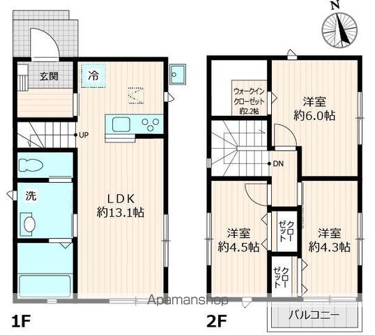 同じ建物の物件間取り写真 - ID:213111833640