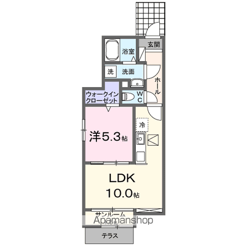 【カーサ　アリビオの間取り】