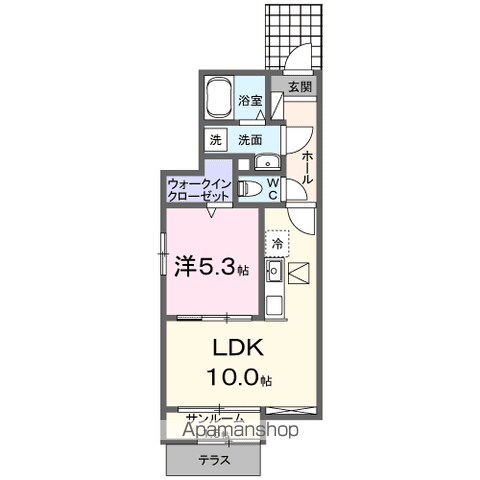 カーサ　アリビオの間取り