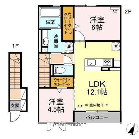 セジュール・Kの間取り写真