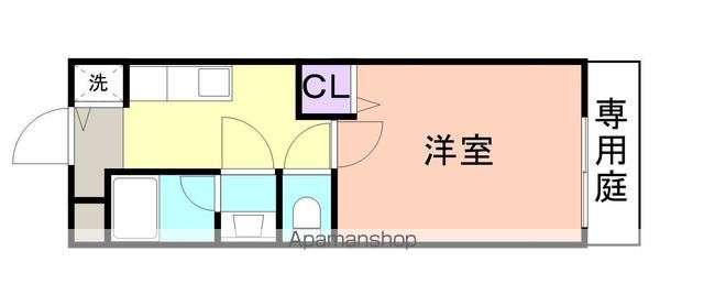 【和歌山市秋月のアパートの間取り】