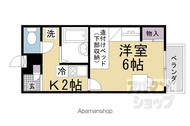 レオパレス極楽寺の間取り写真