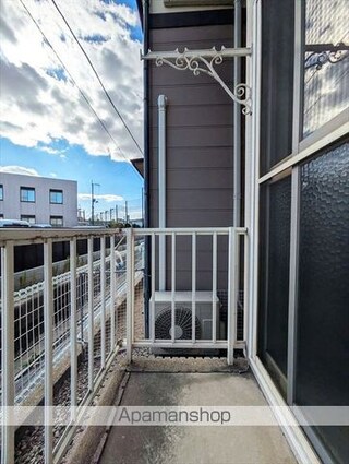 岡山県倉敷市玉島阿賀崎２丁目[3DK/51.34m2]のバルコニー