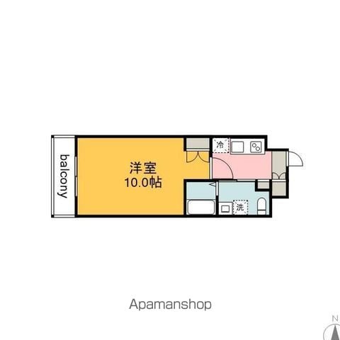 パレグレース十日市の間取り写真