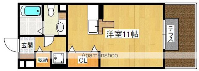 新ハイツウグイス B棟の間取り写真