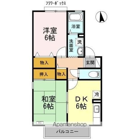 ラフィーネEの間取り写真