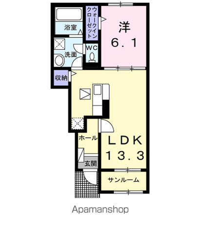 同じ建物の物件間取り写真 - ID:208009441869