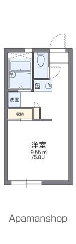 【レオパレスヴィルヌーブの間取り】