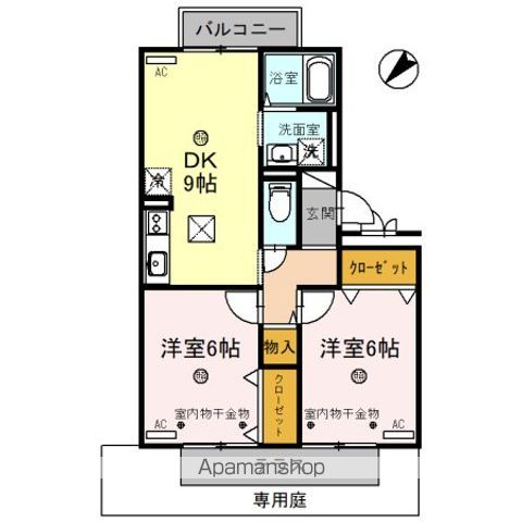 セジュールL3の間取り写真