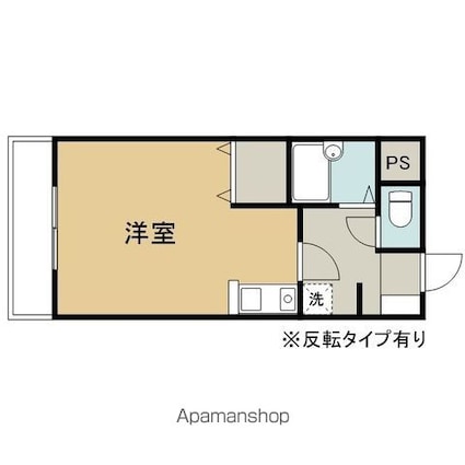 ラントレ[1R/25.92m2]の間取図