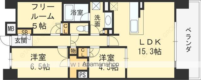 SーFORT大阪同心の間取り写真