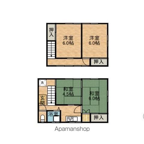 橋本住宅の間取り