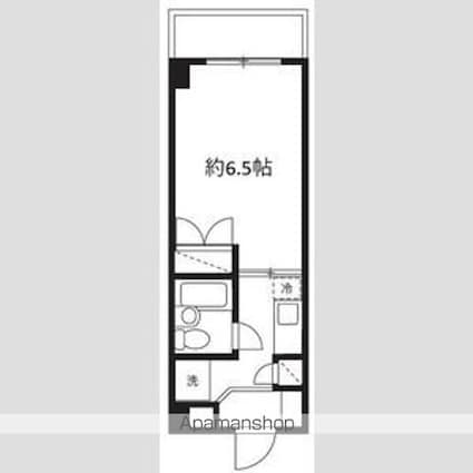 ハナブサマンション[1K/20.9m2]の間取図