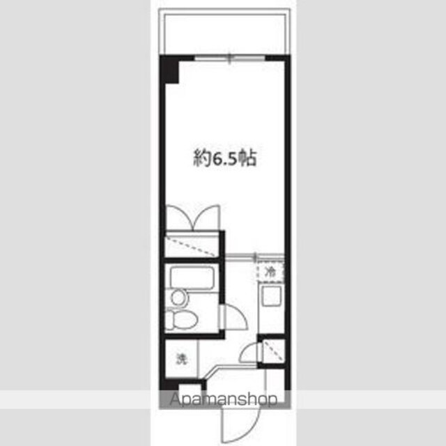ハナブサマンション[1K/20.9m2]の間取図