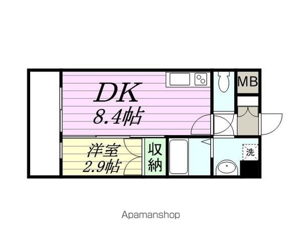 エルミタージュ川内の間取り写真