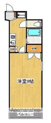 ファーイーストⅡビル[1K/26.38m2]の間取図