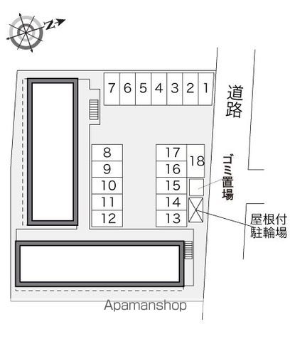 レオパレスプレミール 208 ｜ 千葉県鎌ケ谷市富岡３丁目2-10（賃貸アパート1K・2階・23.18㎡） その8