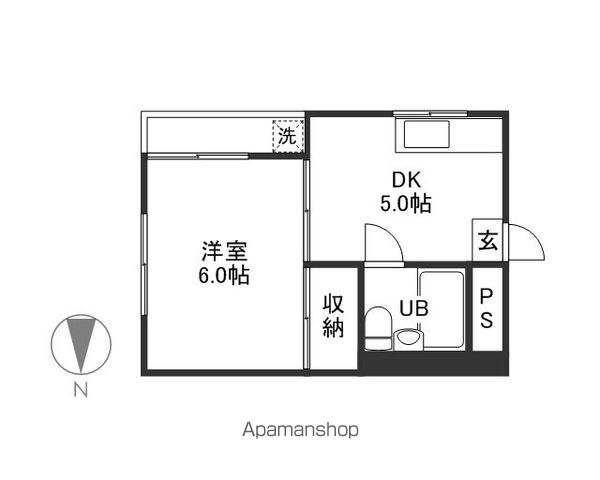 メゾン富士岡山の間取り写真