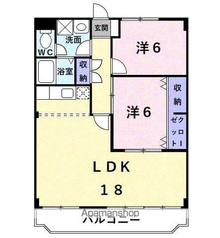 第1タツミマンションの間取り写真