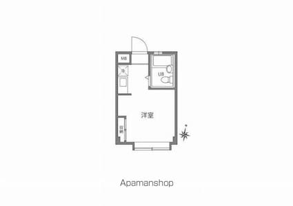 Ｇｒａｎｄ　Ｖａｌｕｅ　小日向（旧シャルム小日向）[1R/14.64m2]の間取図