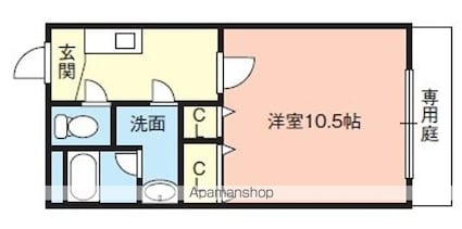 Ｍグラナート[1K/32m2]の間取図