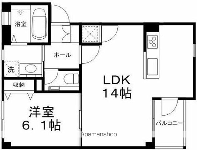 OA FLAT車崎の間取り写真