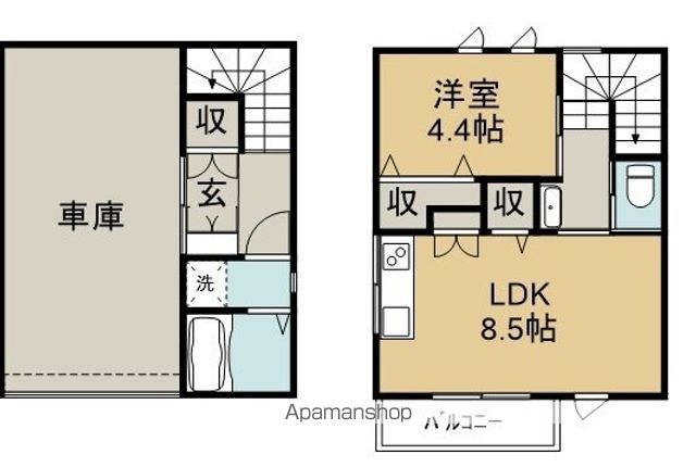KAMI HANAの間取り写真