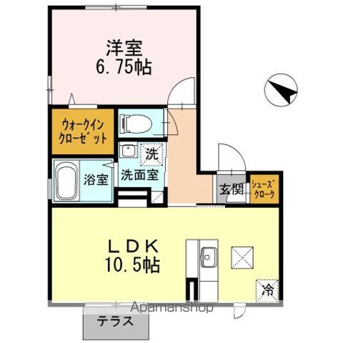 【スクエア　ヤマニの間取り】