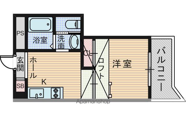 FIVE TWOの間取り写真