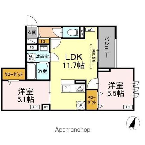 セレスティア鷺宮IIの間取り写真