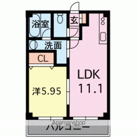 ピュアライフSAKURAの間取り写真