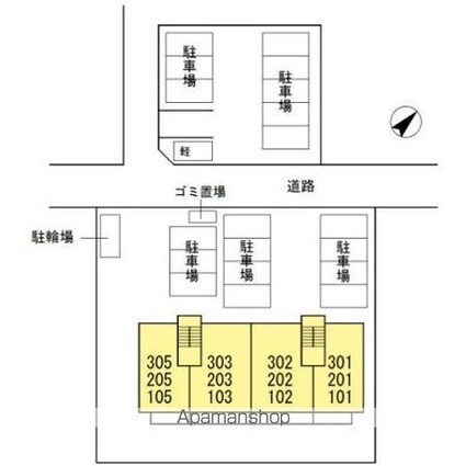 大分県中津市大字大塚[2LDK/52.27m2]の配置図
