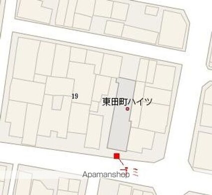 香川県高松市東田町[1DK/24.3m2]の配置図