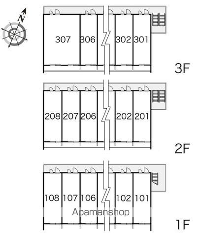 レオパレスオークヒルズＢ 107 ｜ 千葉県流山市東初石４丁目190-13（賃貸マンション1K・1階・20.81㎡） その25