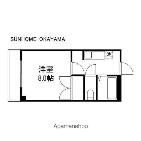 マンションコーラルの間取り写真