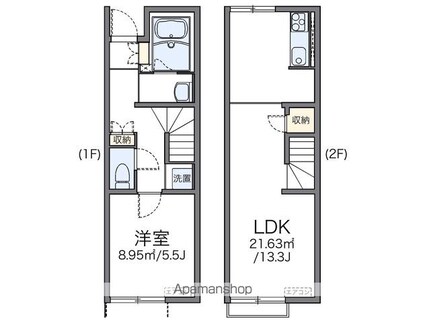 レオネクスト宮ノ前[1LDK/46.94m2]の間取図