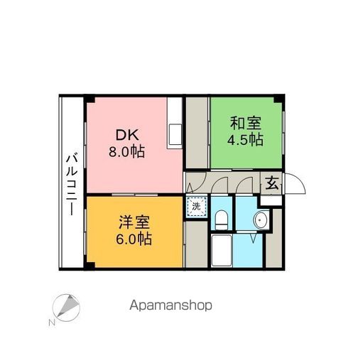 宮前平中央ハイツの間取り写真