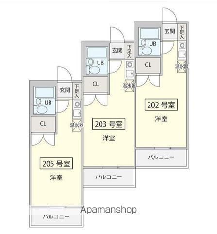 コーポ・アキの間取り写真