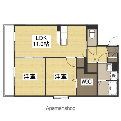 グランツ川辺の間取り写真